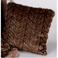 Dunas 746 Cushion Cover 50x50cm Marron Brown