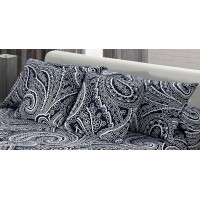 Thais 873 Pillow Cover 50x75cm Marino Navy Blue Paisley